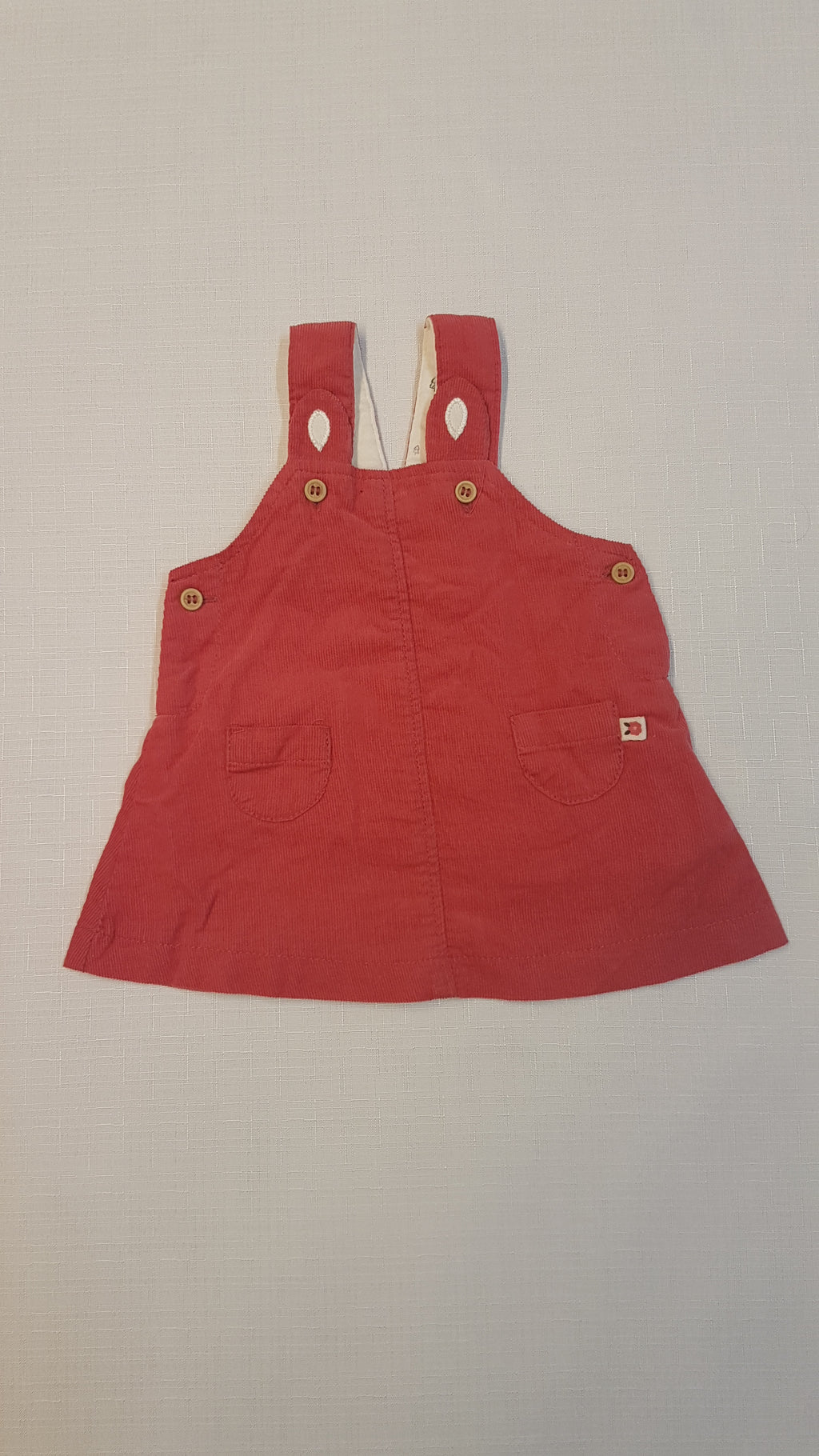 MOTHERCARE MINŐSÉGI NYUSZIFÜLES BÁRSONY KANTÁROS KISLÁNY RUHA