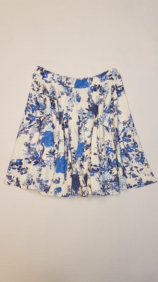 TU CSINI VIRÁG MINTÁS KISLÁNY SZOKNYA Hover Image