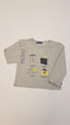 ORIGINAL MARINES OLASZ DESIGNER KÜLÖNLEGES MINŐSÉGI KISLÁNY HOSSZÚ ÚJJÚ FELSŐ ÚJJÁNÁL FLITTEREKKEL DÍSZÍTVE
