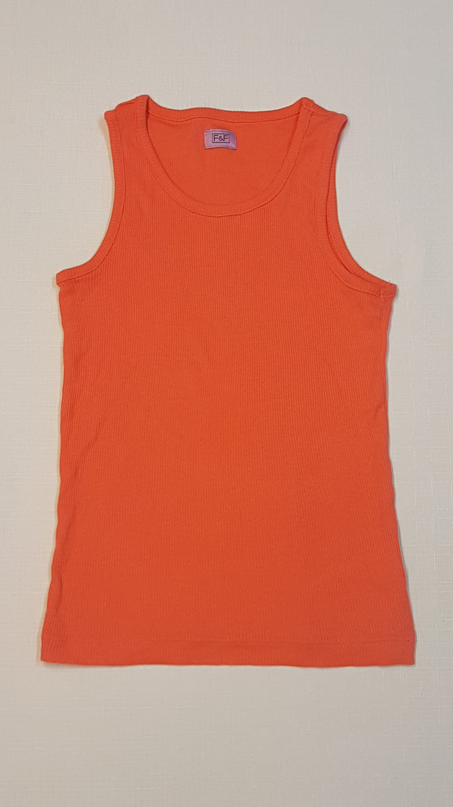 F&F NARANCS SZÍNŰ,TRENDI KISLÁNY TRIKÓ Hover Image