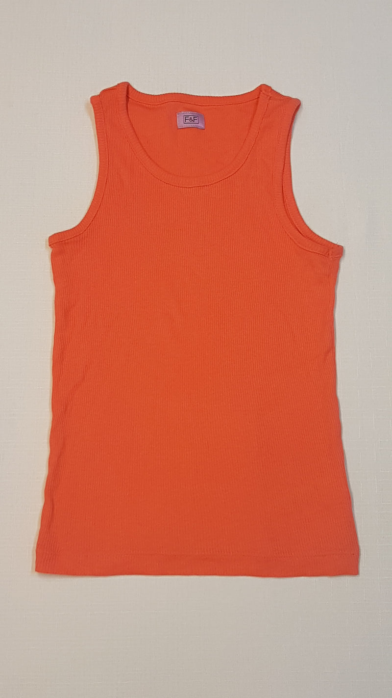 F&F NARANCS SZÍNŰ,TRENDI KISLÁNY TRIKÓ
