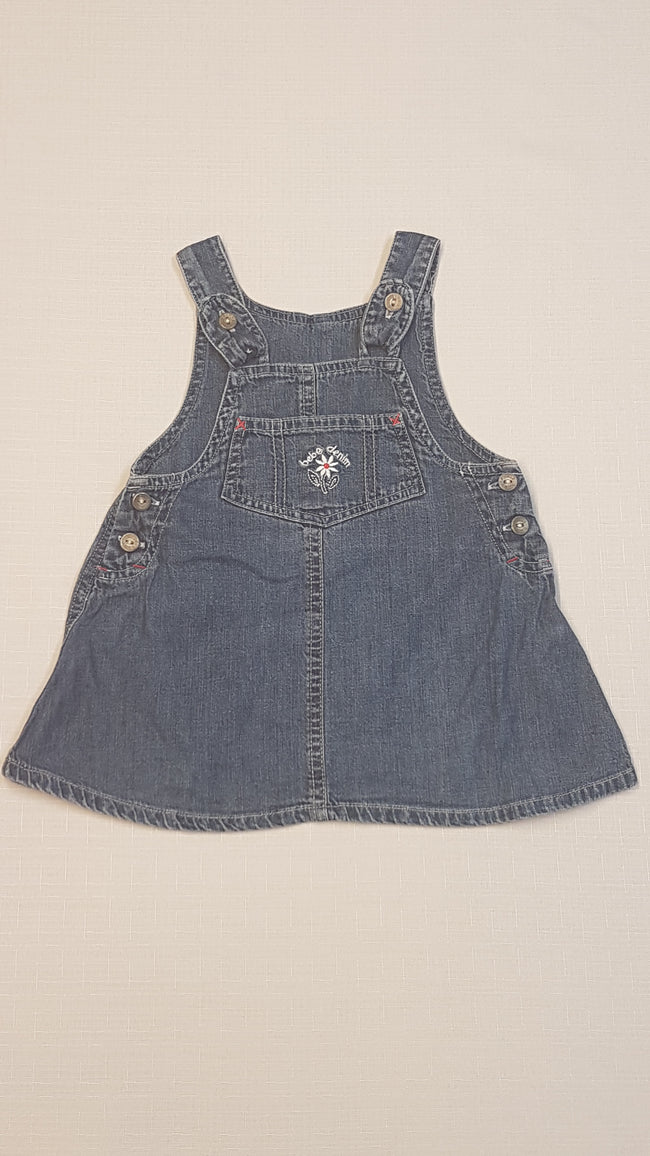 M&S TRENDI HÍMZETT VIRÁG MINTÁS KISLÁNY KANTÁROS FARMER RUHA Hover Image