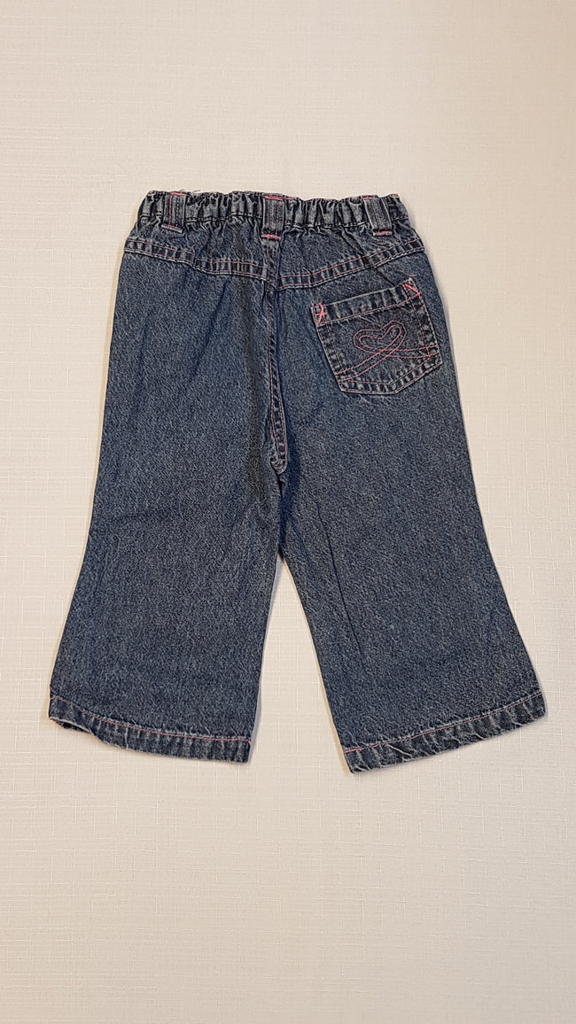 GEORGE CSINI,KOPTATOTT FARMER NADRÁG,RÓZSASZÍN GOMB ÉS CÉRNAMINTÁVAL DÍSZÍTVE,GUMIS DERÉKRÉSSZEL Main Image