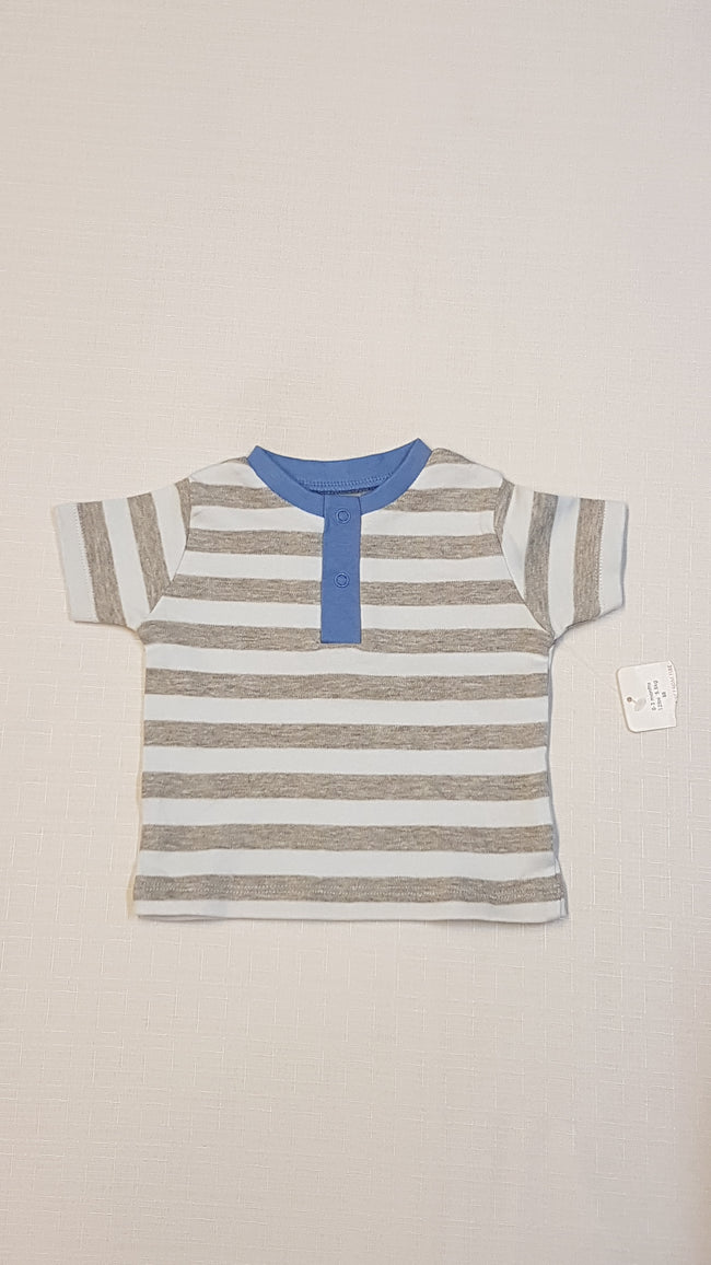 CÍMKÉS PEP&CO CSÍKOS KISFIÚ POLÓ,NYAKRÉSZNÉL PATENTOS Hover Image