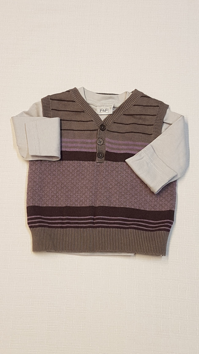 ÚJ F&F HOSSZÚUJJÚ POLÓ, HOZZÁ ILLŐ VÉKONY KÖTÉSŰ DIVATOS MELLÉNNYEL Hover Image