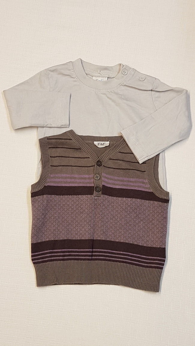 ÚJ F&F HOSSZÚUJJÚ POLÓ, HOZZÁ ILLŐ VÉKONY KÖTÉSŰ DIVATOS MELLÉNNYEL Main Image