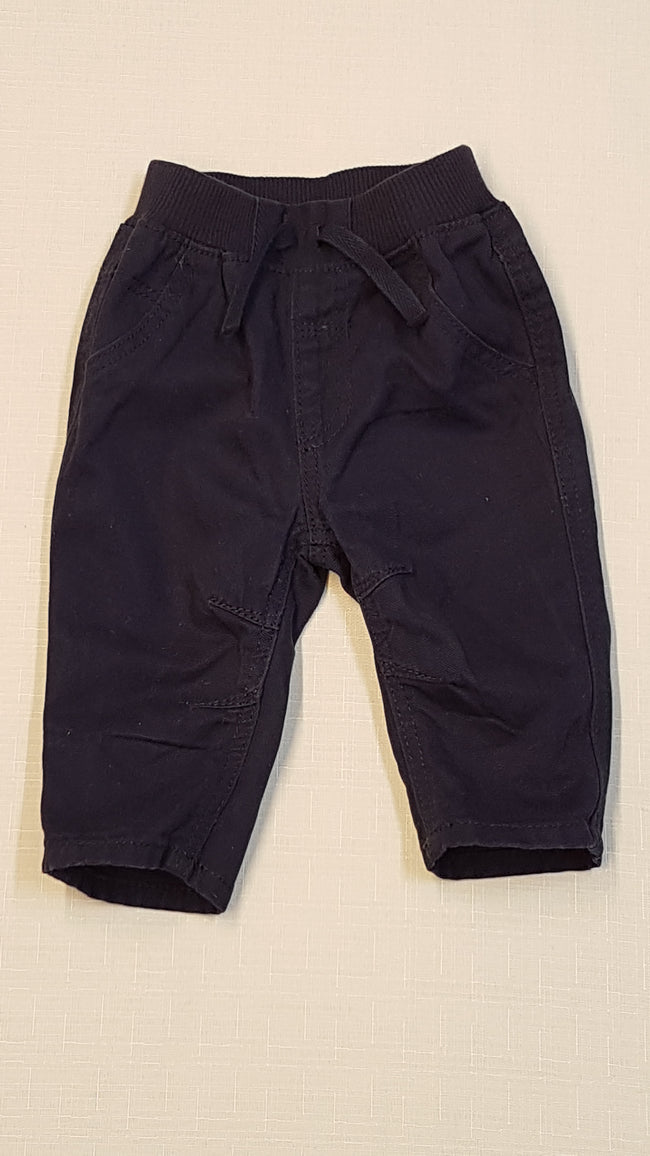 GEORGE SÖTÉTKÉK,DIVATOS KISFIÚ NADRÁG,GUMIS DERÉKRÉSSZEL Hover Image