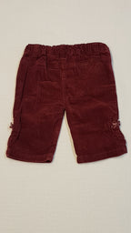 MINI MODE BORDÓ MIKRÓBÁRSONY,HÍMZETT,CSINI KISLÁNY NADRÁG,ÁLLÍTHATÓ GUMIS DERÉKRÉSSZELÉ