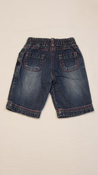 NEXT BABY HÍMZETT,SZÍNES CÉRNAMINTÁS,KOPTATOTT, KISLÁNY BÉLELT FARMER NADRÁG,GUMIS DERÉKRÉSSZEL