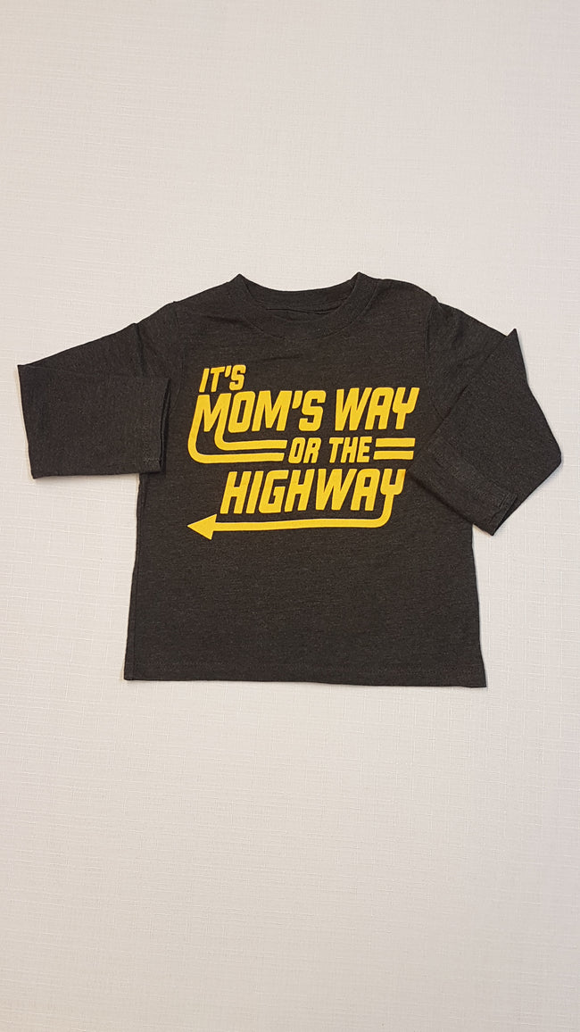 THE CHILDREN'S PLACE VAGÁNY,FELIRATOS KISFIÚ HOSSZÚUJJÚ POLÓ Hover Image