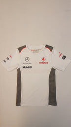 VODAFON MCLAREN MERCEDES VAGÁNY FELIRATÚ KISFIÚ POLÓ