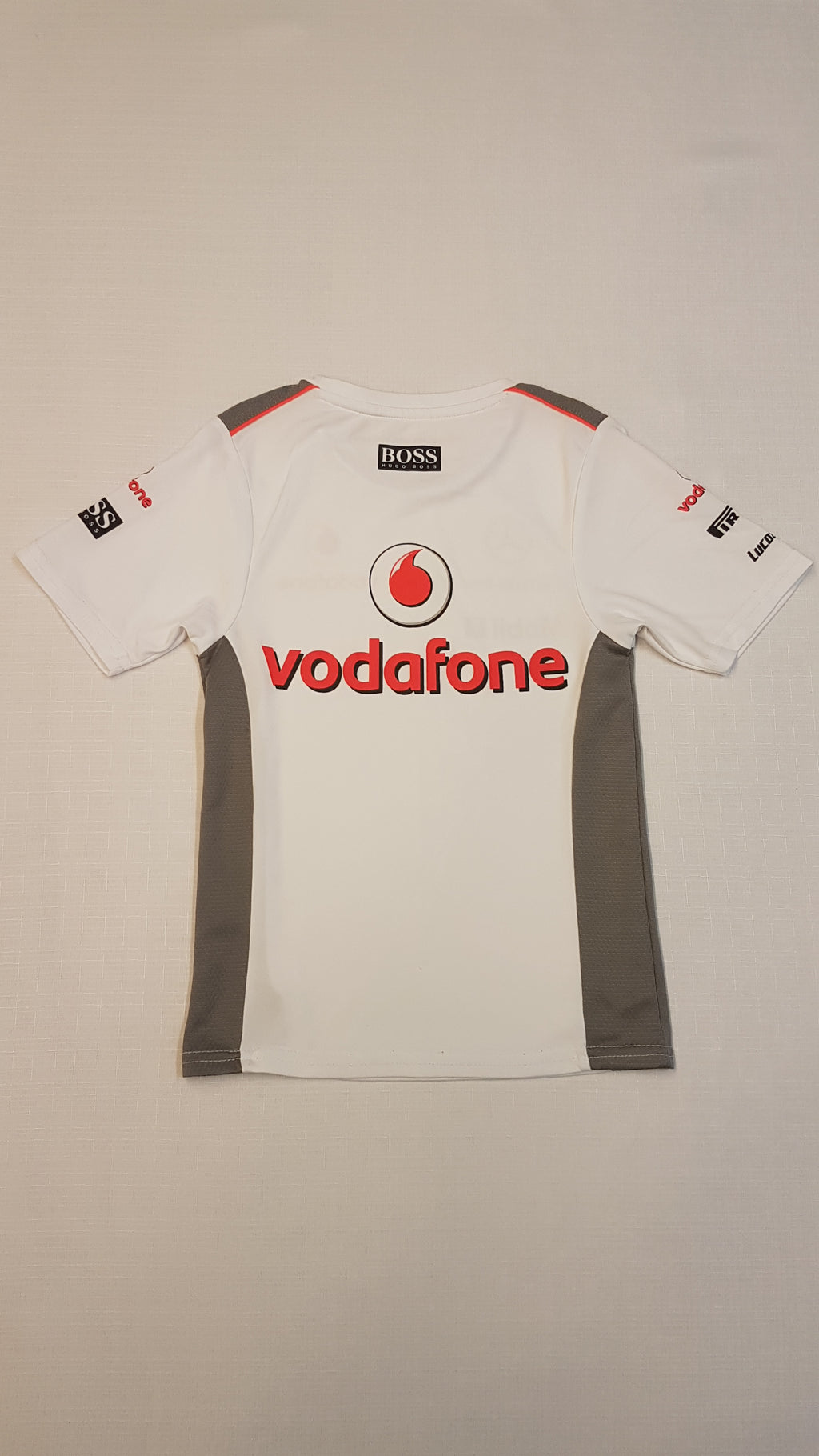 VODAFON MCLAREN MERCEDES VAGÁNY FELIRATÚ KISFIÚ POLÓ