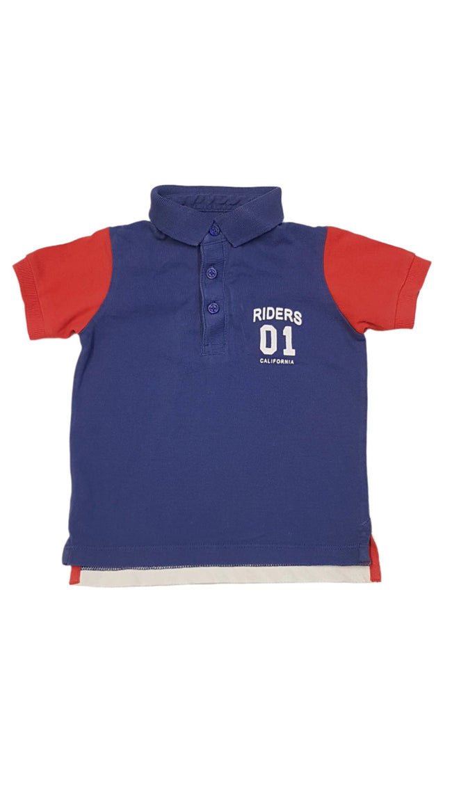 BREAKOUT KIDS VAGÁNY GOMBOS,GALLÉROS,FELIRATOS KISFIÚ POLÓ Hover Image