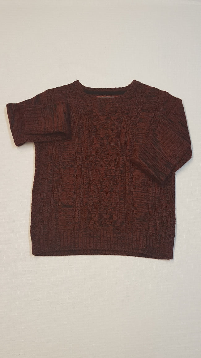 PRIMARK REBEL ELEGÁNS KISFIÚ KÖTÖTT PULÓVER Hover Image