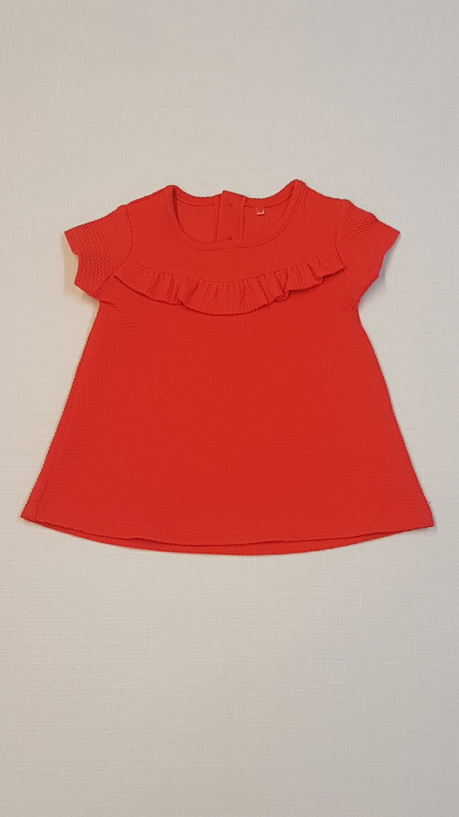 TU CSINI KISLÁNY, PIROS FODROS TUNIKA RUHA Hover Image