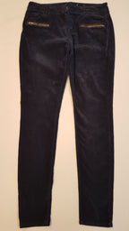 ÚJ SÖTÉTKÉK MIKRÓBÁRSONY TRENDI NADRÁG