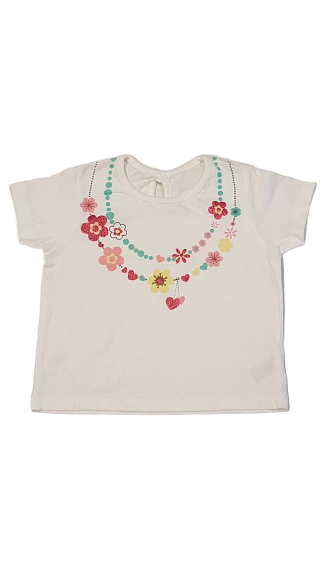 CHEROKEE CSILLÁMPOROS,VIRÁGMINTÁS KISLÁNY PÓLÓ Hover Image