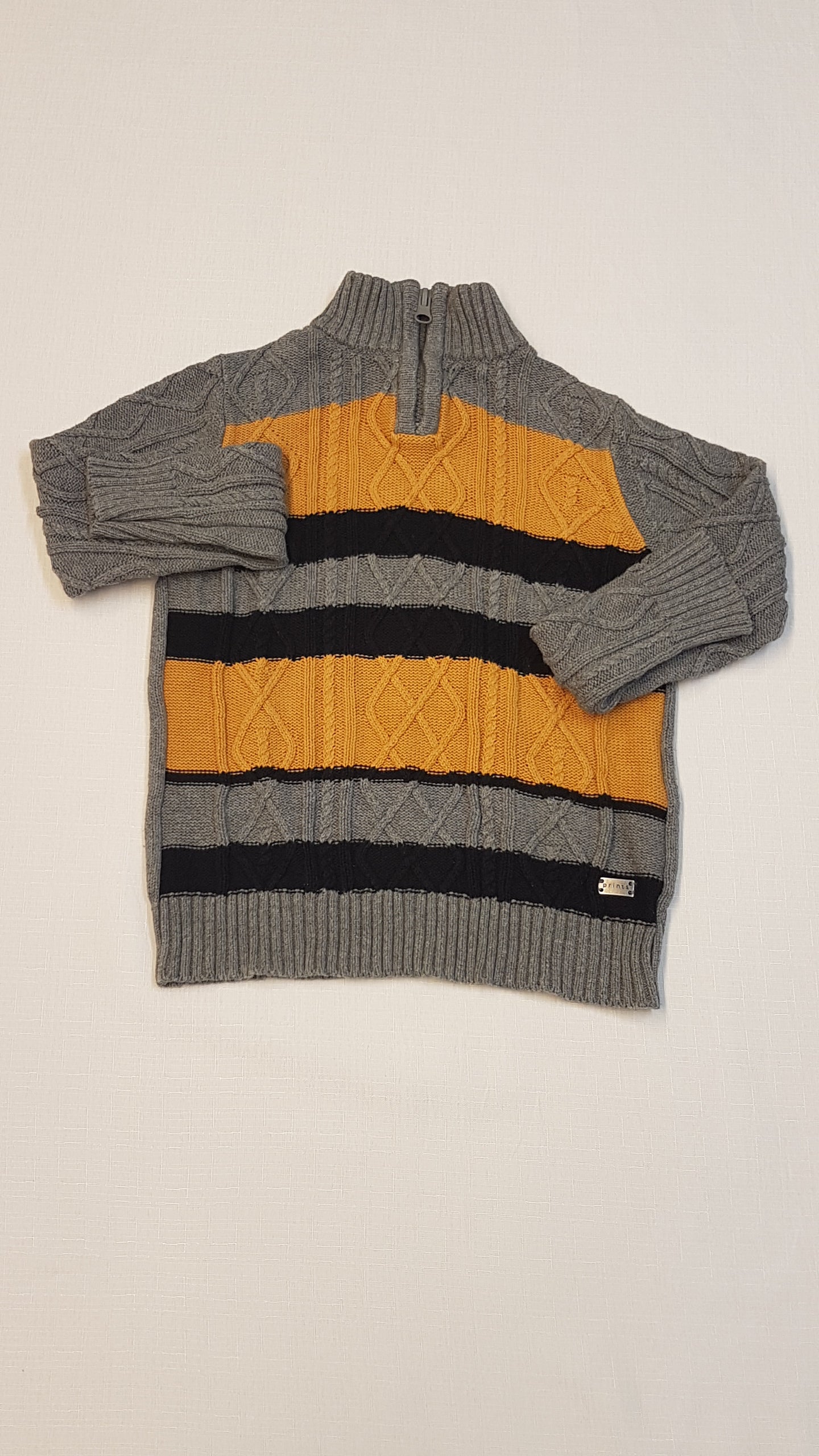 PRINTS ELEGÁNNS, MINŐSÉGI KISFIÚ PULÓVER