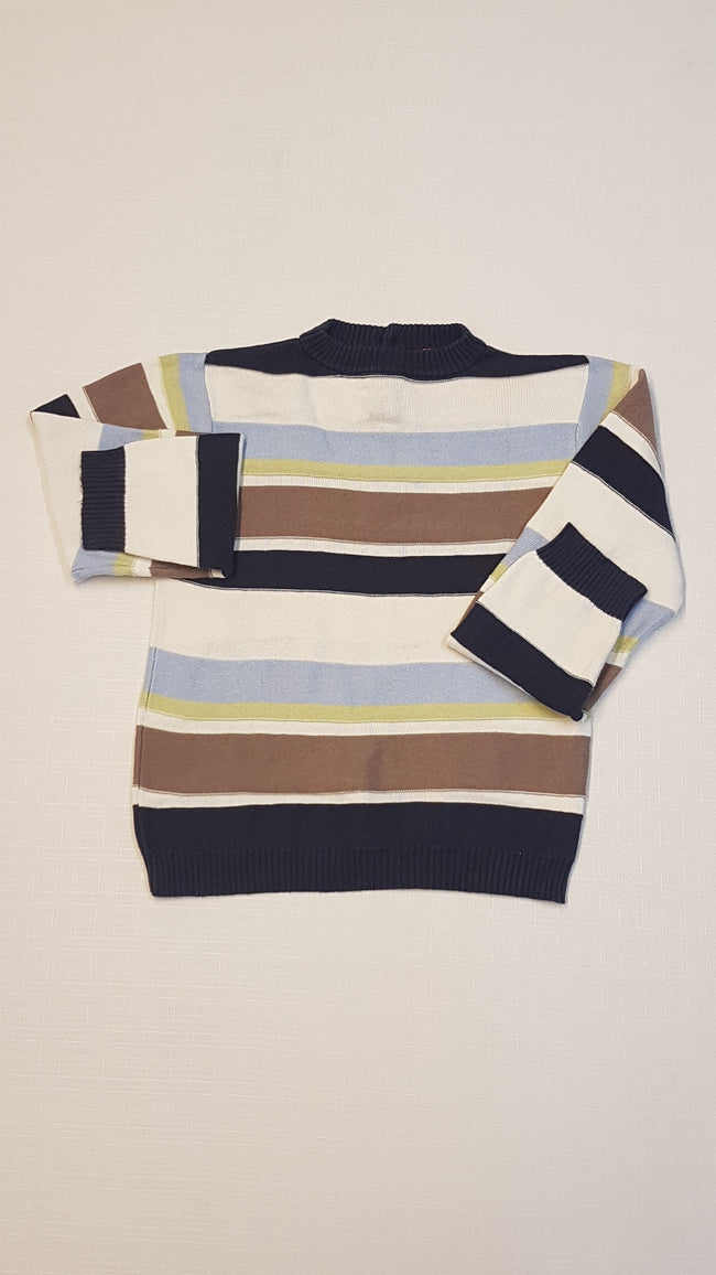 KALLAPI CSÍKOS KISFIÚ PULÓVER Hover Image