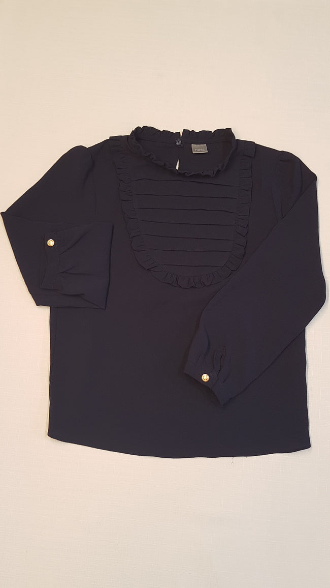 NEXT SÖTÉTKÉK,KISLÁNY  ALKALMI BLÚZ Hover Image