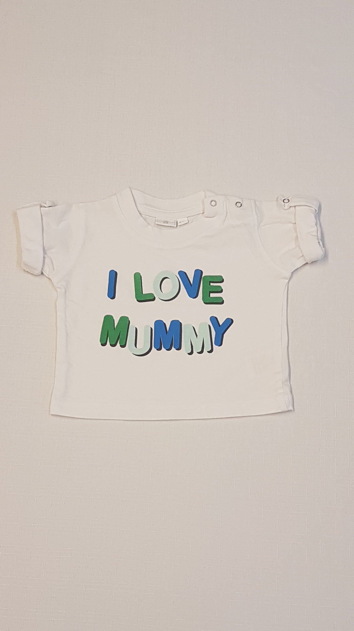 ÚJ NEW LOOK  I LOVE MUMMY FELIRATÚ, UNISEX PÓLÓ 56