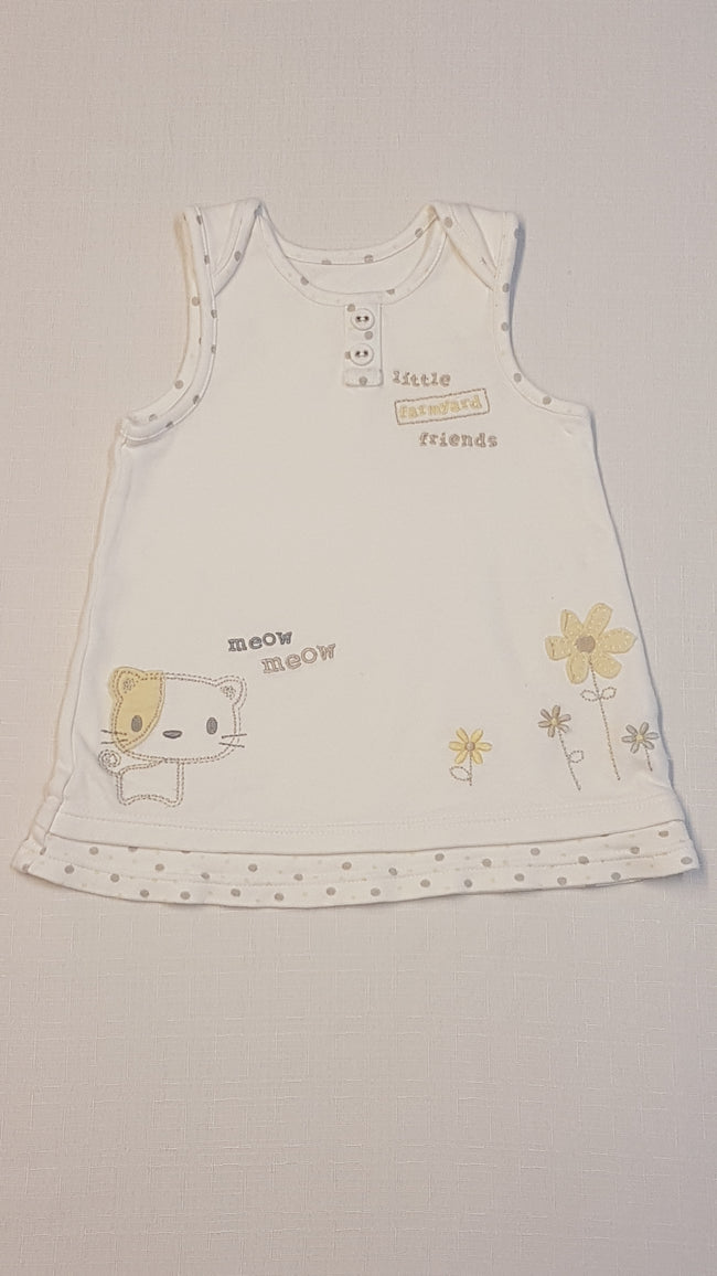 M&S NAGYON ÉDI KUTYUSOS VIRÁGOS KISLÁNY RUHA 62 Hover Image