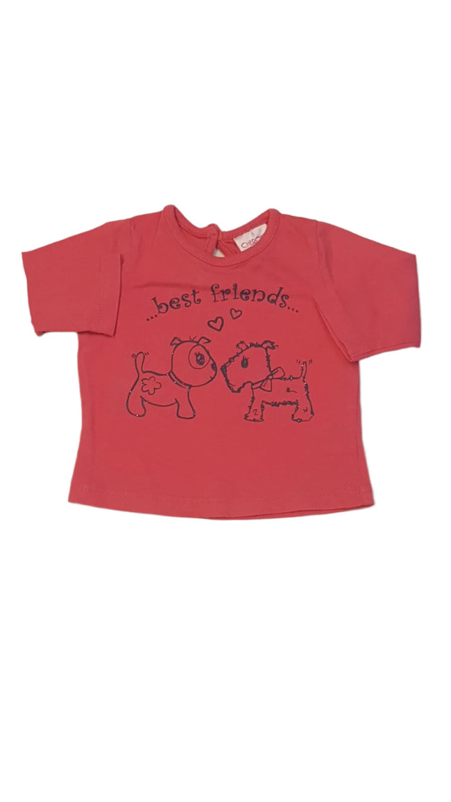 CHEROKEE  KISLÁNY PÓLÓ KUTYUSOS CUKI FELIRATTAL 56 Hover Image