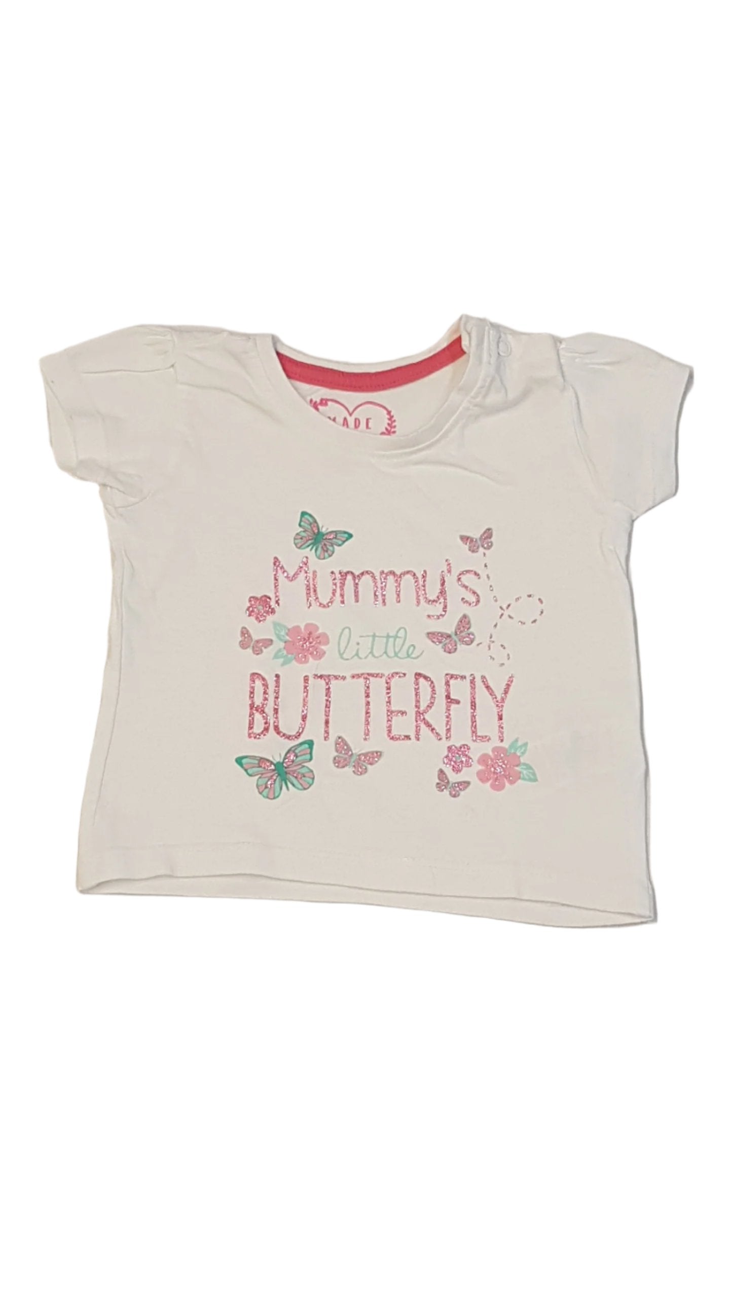 PRIMARK EXTRA MINŐSÉG CUKI ANYUKÁS FELIRATTAL KISLÁNY PÓLÓ 68