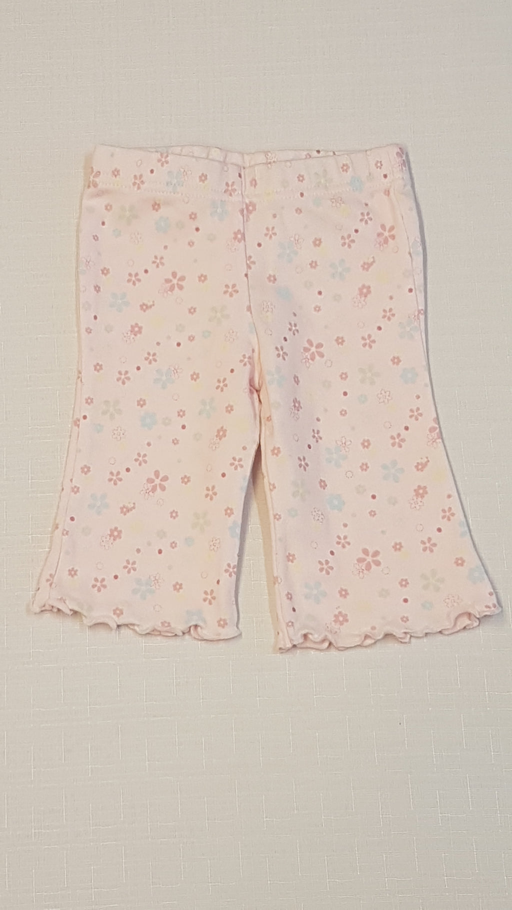 M&S  APRÓ VIRÁGOS, FODROS ALJÚ, KISLÁNY PAMUT NADRÁG  50-56