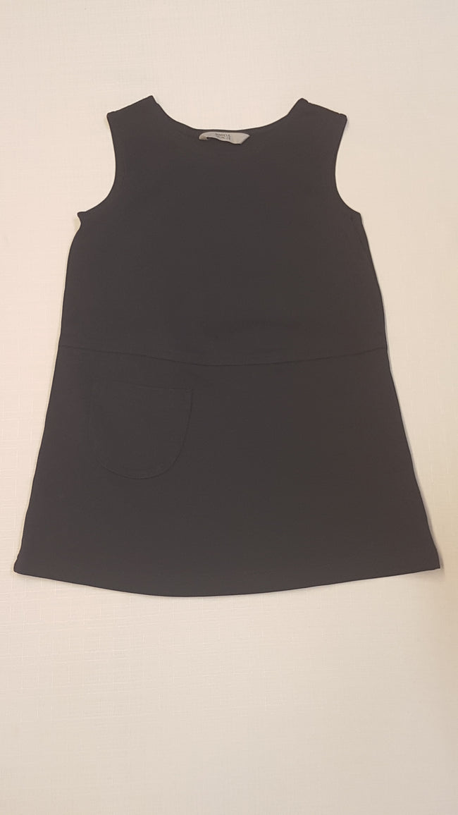 M&S SÖTÉTKÉK  UJJATLAN KISLÁNY RUHA 97 Hover Image