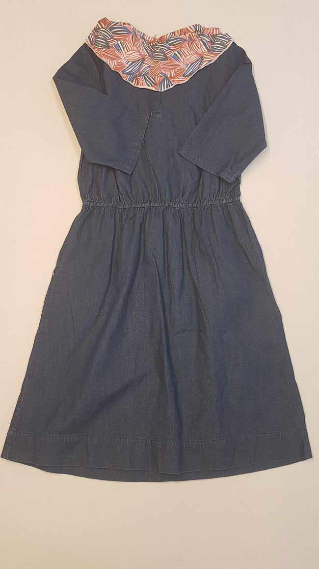 WHITLOW HAWKINS PUHA FARMER HATÁSÚ KISLÁNY RUHA,NYAKRÉSZNÉL KENDŐVEL DÍSZÍTVE 128 Main Image