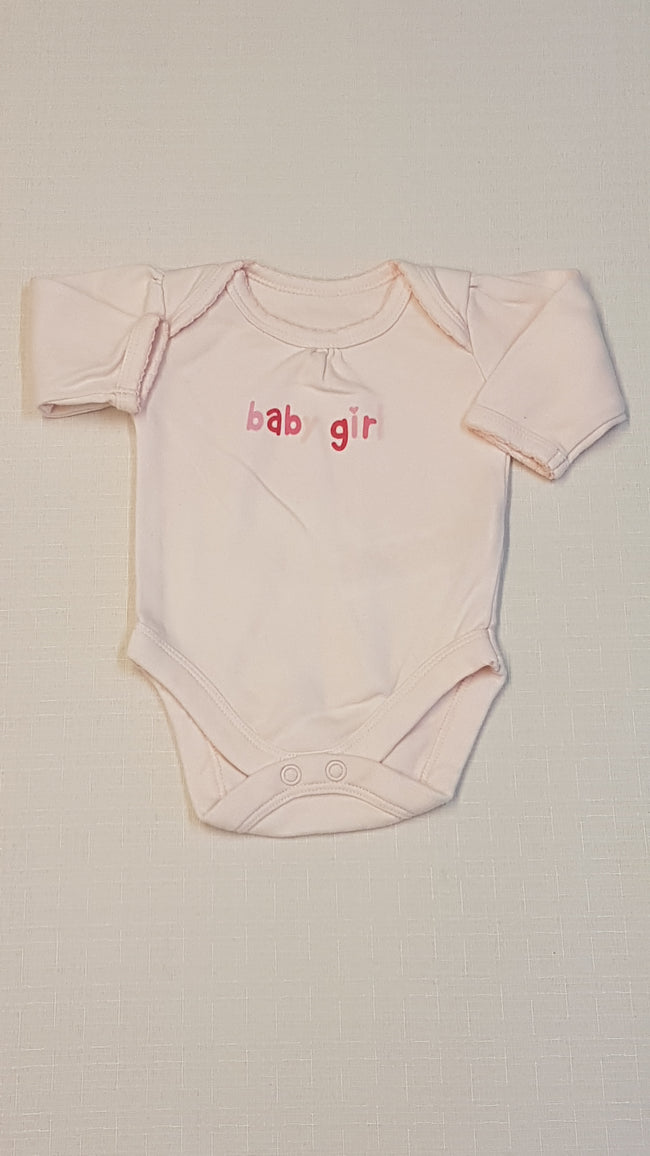 MOTHERCARE BABY GIRL FELIRATÚ KISLÁNY BODY 50-56 Hover Image