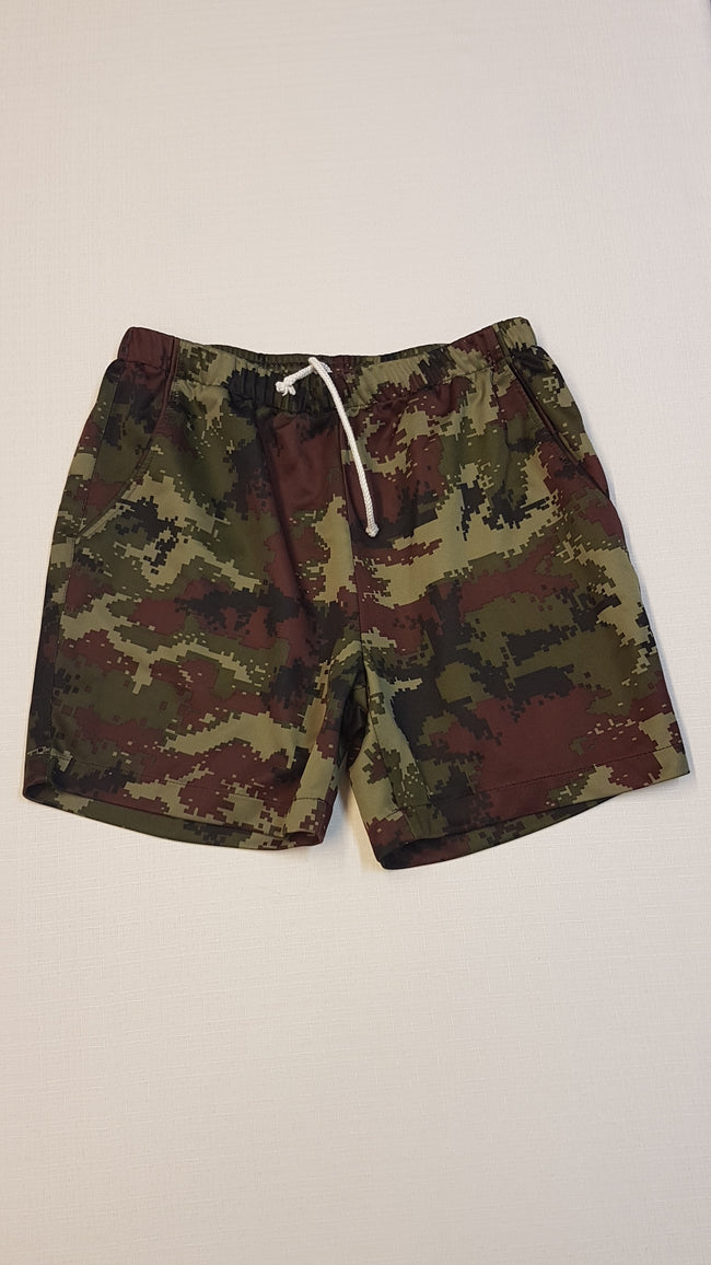 TRENDI,ÁLCAMINTÁS, KÉTOLDALT ZSEBES FIÚ RÖVIDNADRÁG 164-176 Hover Image