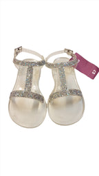 CÍMKÉS TU MŰANYAG KISLÁNY DIVAT SZANDI,CSILLOGÓ KÖVEKKEL DÍSZÍTVE