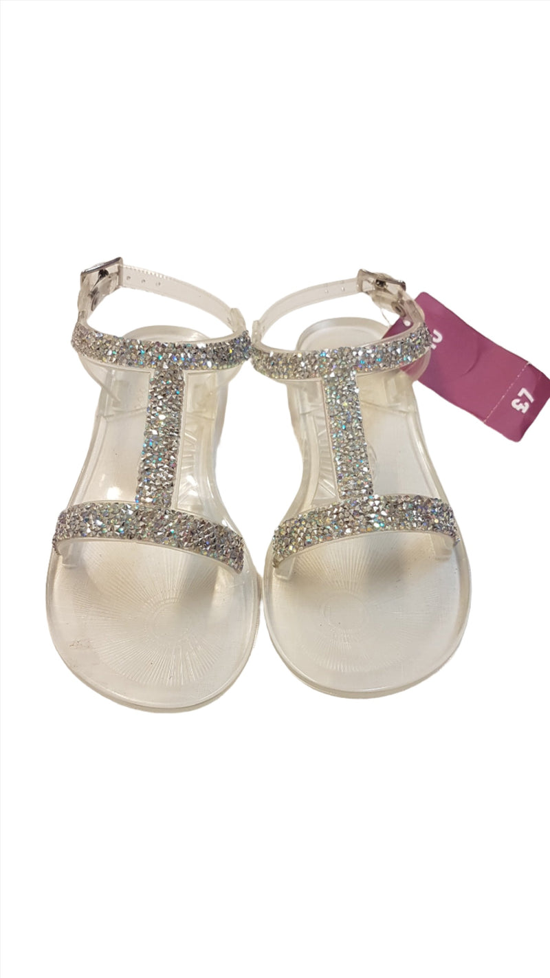 CÍMKÉS TU MŰANYAG KISLÁNY DIVAT SZANDI,CSILLOGÓ KÖVEKKEL DÍSZÍTVE