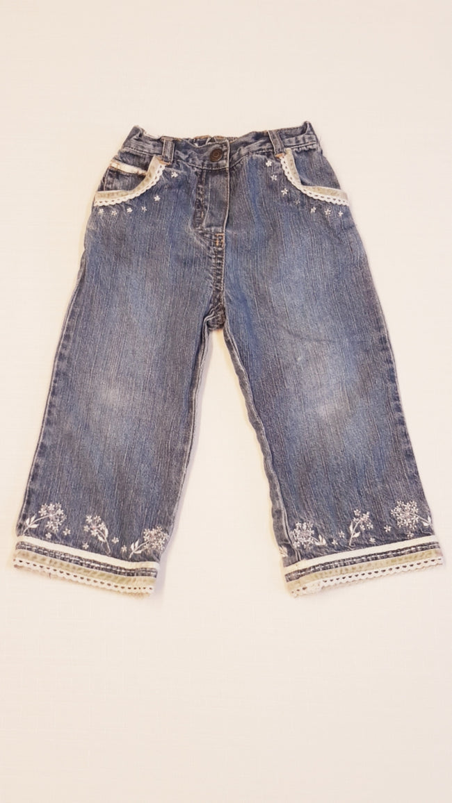 MONSOON  KISLÁNY FARMER, HIMZETT DÍSZÍTÉSSEL, GUMIS DERÉKRÉSSZEL 86 Hover Image