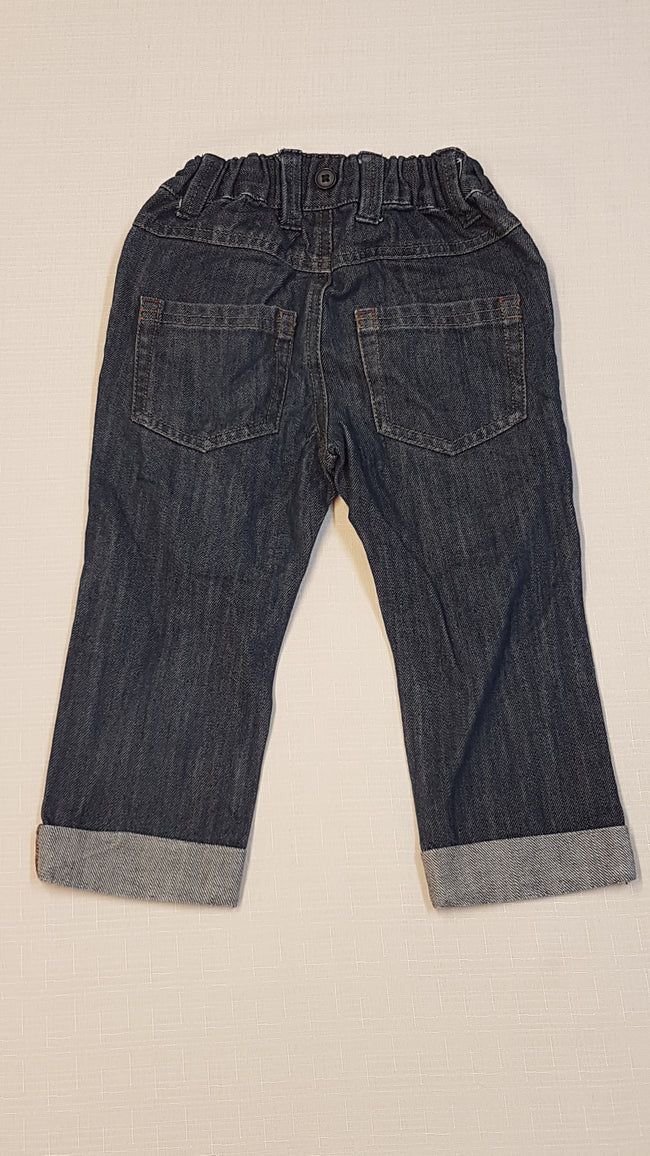 NEXT VAGÁNY KOPTATOTT KISFIÚ FARMERNADRÁG ÁLLÍTHATÓ GUMIS DERÉKRÉSSZEL 92 Main Image