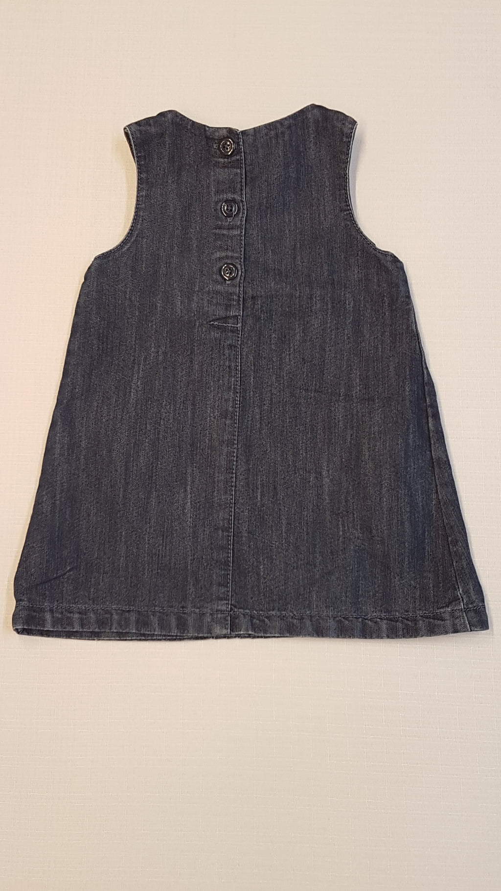 NEXT  ELÖL ZSEBES, KEREK GALLÉROS CUKI KISLÁNY FARMERRUHA 86