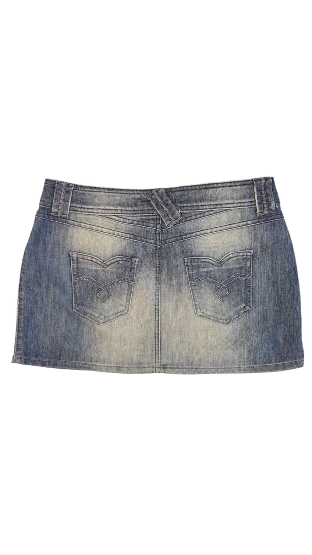 OASIS JEANS   KOPTATOTT TRENDI KISLÁNY FARMERSZOKNYA 176