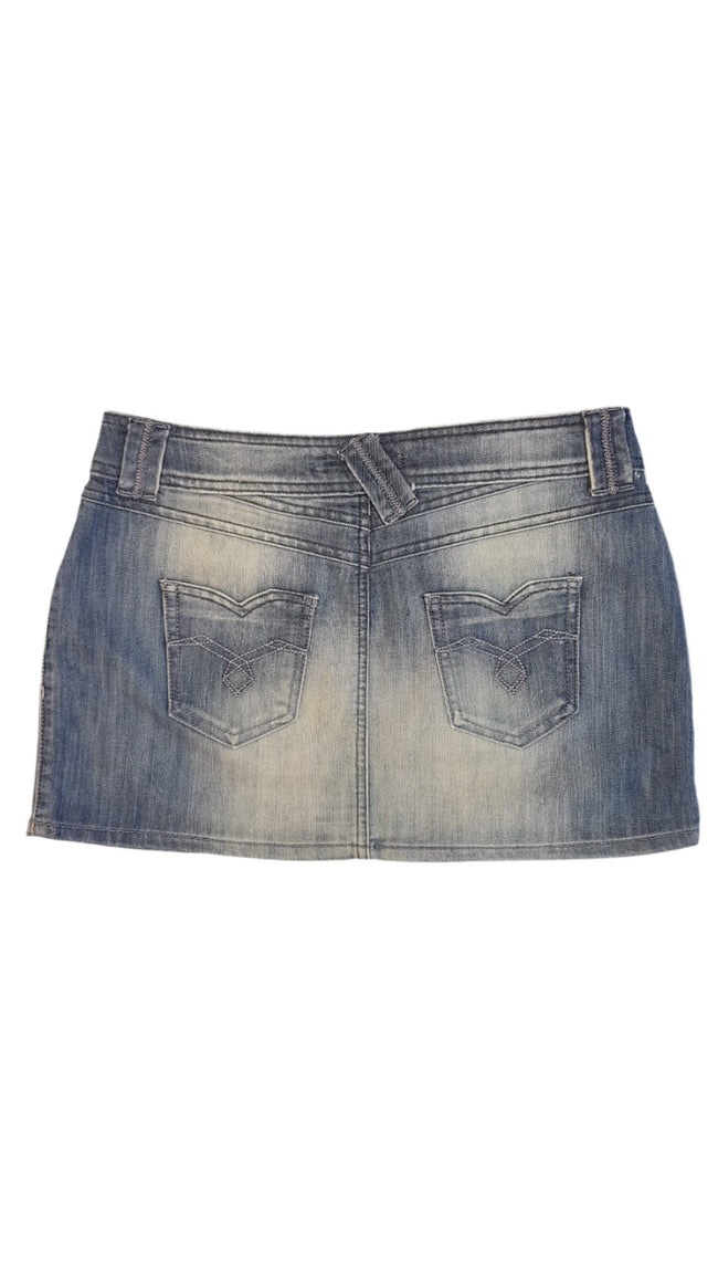 OASIS JEANS   KOPTATOTT TRENDI KISLÁNY FARMERSZOKNYA 176 Main Image