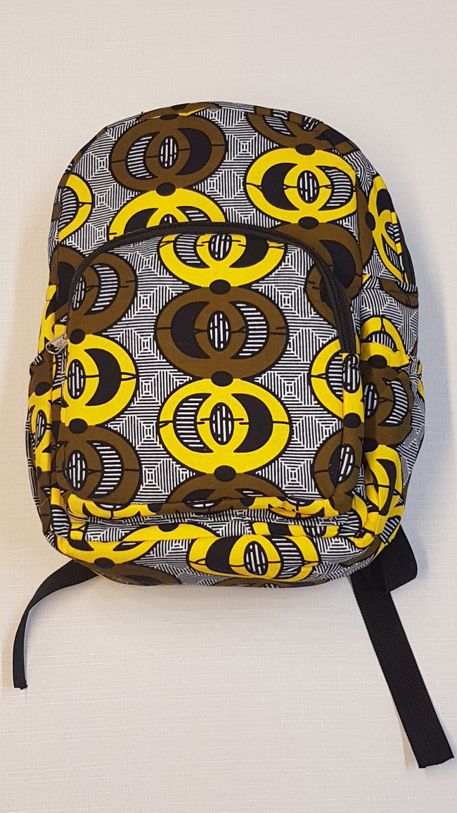 ÚJ KÜLÖNLEGES MINTÁS KÉTOLDALT KULACS TARTÓS,UNISEX HÁTIZSÁK-ISKOLA TÁSKA Hover Image