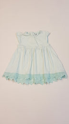 F&F CSINI,MENTA SZÍNŰ,PAMUT KISLÁNY RUHÁCSKA 62