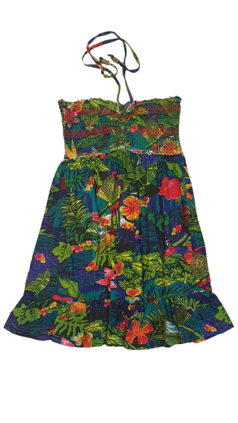 DENIM CO CSINI,VIRÁGMINTÁS KISLÁNYRUHA