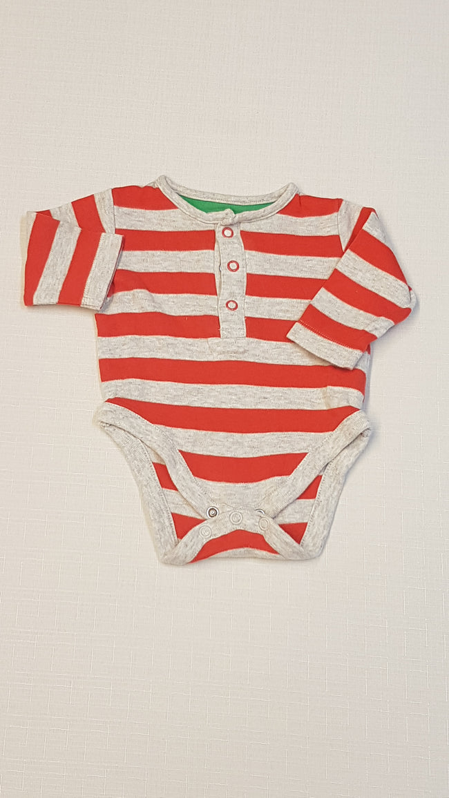 MOTHERCARE CSÍKOS HOSSZÚ UJJÚKISFIÚ BODY 56-62 Hover Image