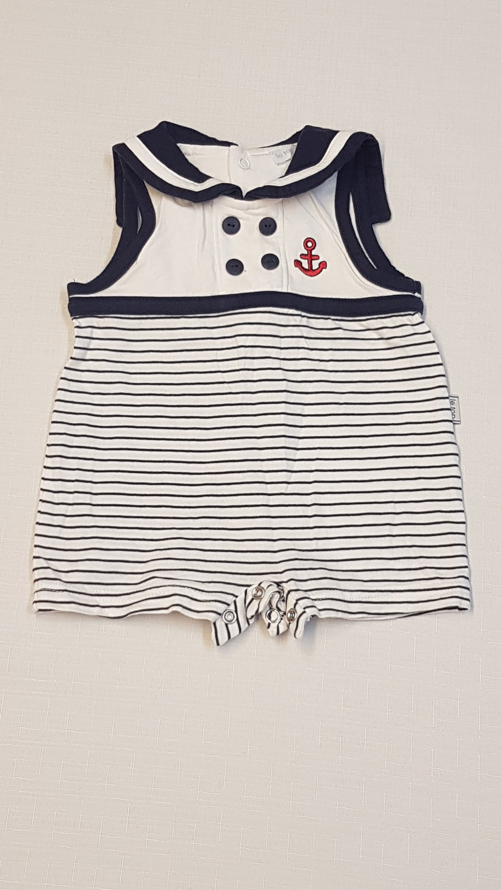 LE TOP BABY  NAGYON ÉDES MATRÓZOS KISFIÚ NAPOZÓ 50-56