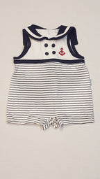 LE TOP BABY  NAGYON ÉDES MATRÓZOS KISFIÚ NAPOZÓ 50-56