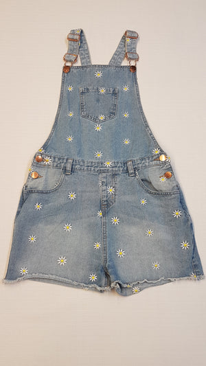 DENIM CO   SZUPER,  KISLÁNY FARMER NADRÁGSZOKNYA, HÍMZETT CSILLAGOKKAL, KANTÁRRAL     158