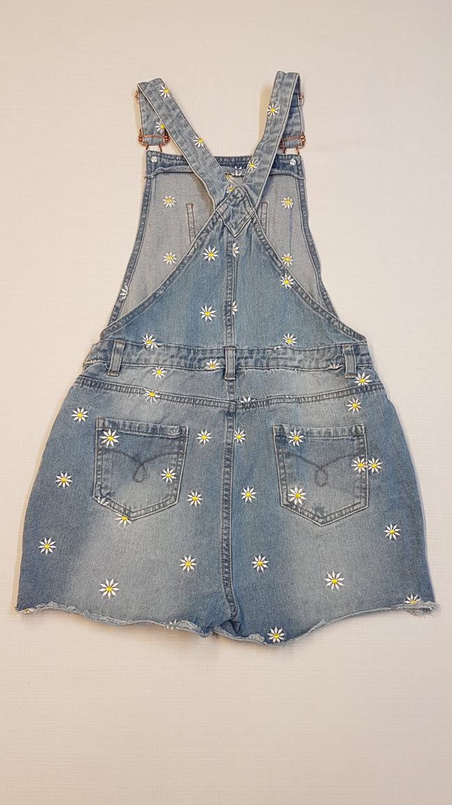 DENIM CO   SZUPER,  KISLÁNY FARMER NADRÁGSZOKNYA, HÍMZETT CSILLAGOKKAL, KANTÁRRAL     158 Main Image