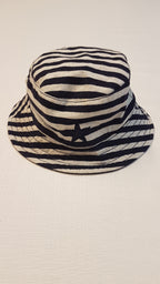 GEORGE SÖTÉTKÉK-FEHÉR CSÍKOS,UNISEX KALAP 74-80