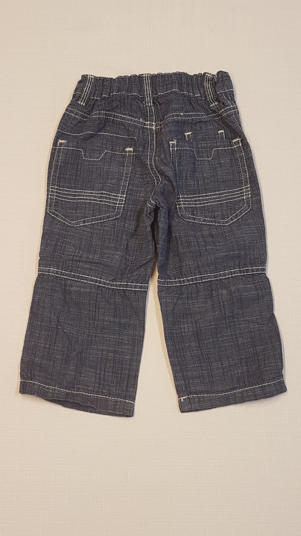 GEORGE CÉRNAMINTÁS,VÁSZON KISFIÚ NADRÁG,HÁROMNEGYEDES NADRÁGGÁ ALAKÍTHATÓ,ÁLLÍTHATÓ GUMIS DERÉKRÉSZ 80-86